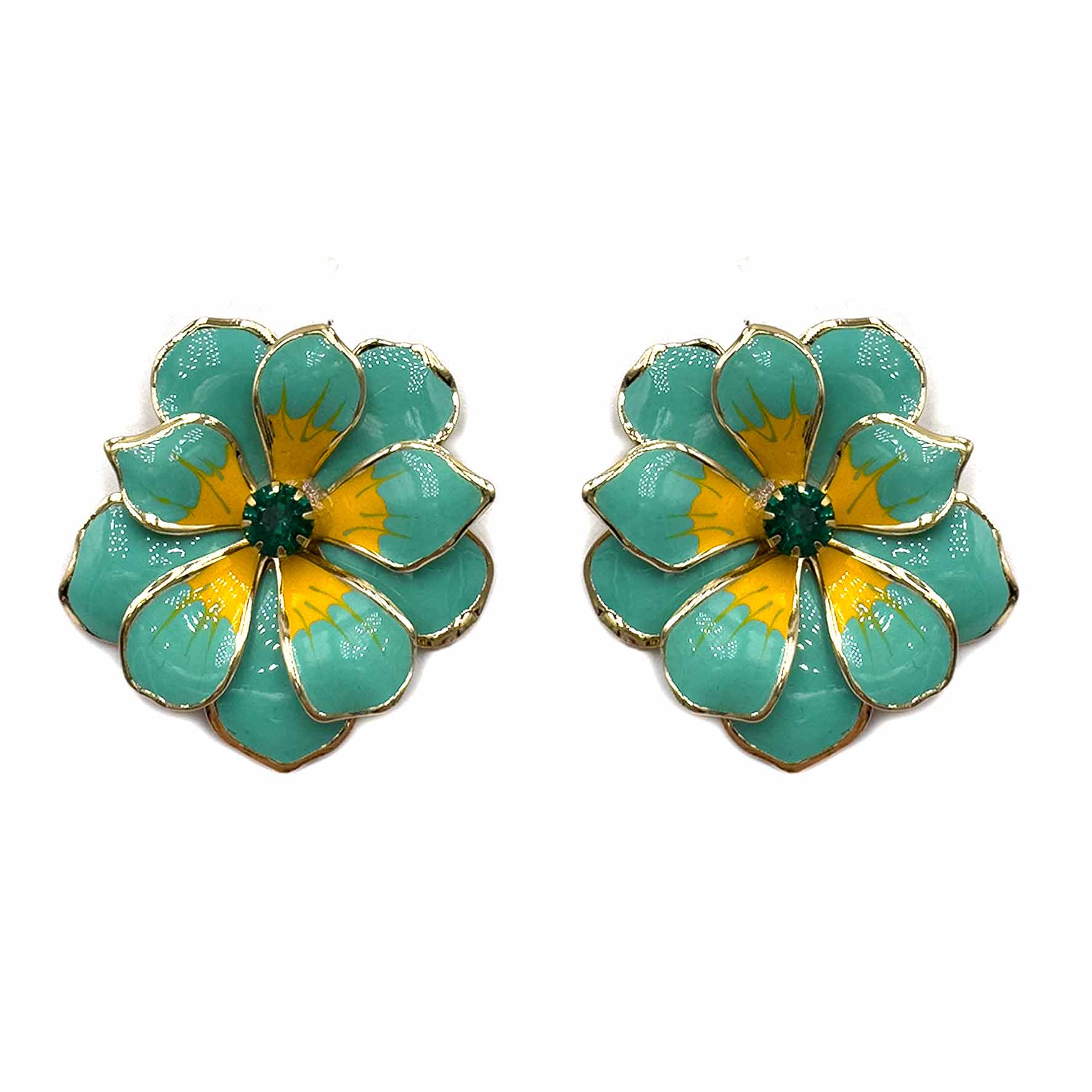 Palestro Milano Orecchini Tiffany e Giallo Fiore Sfumato