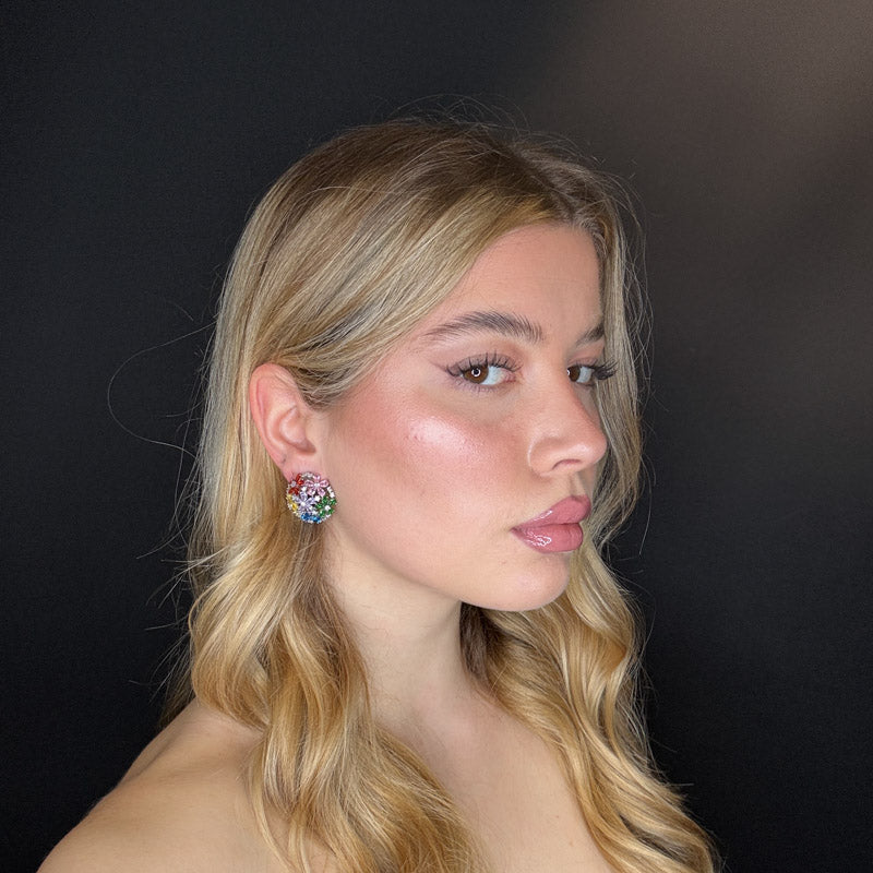 Palestro Milano Orecchini Tondo fiorito