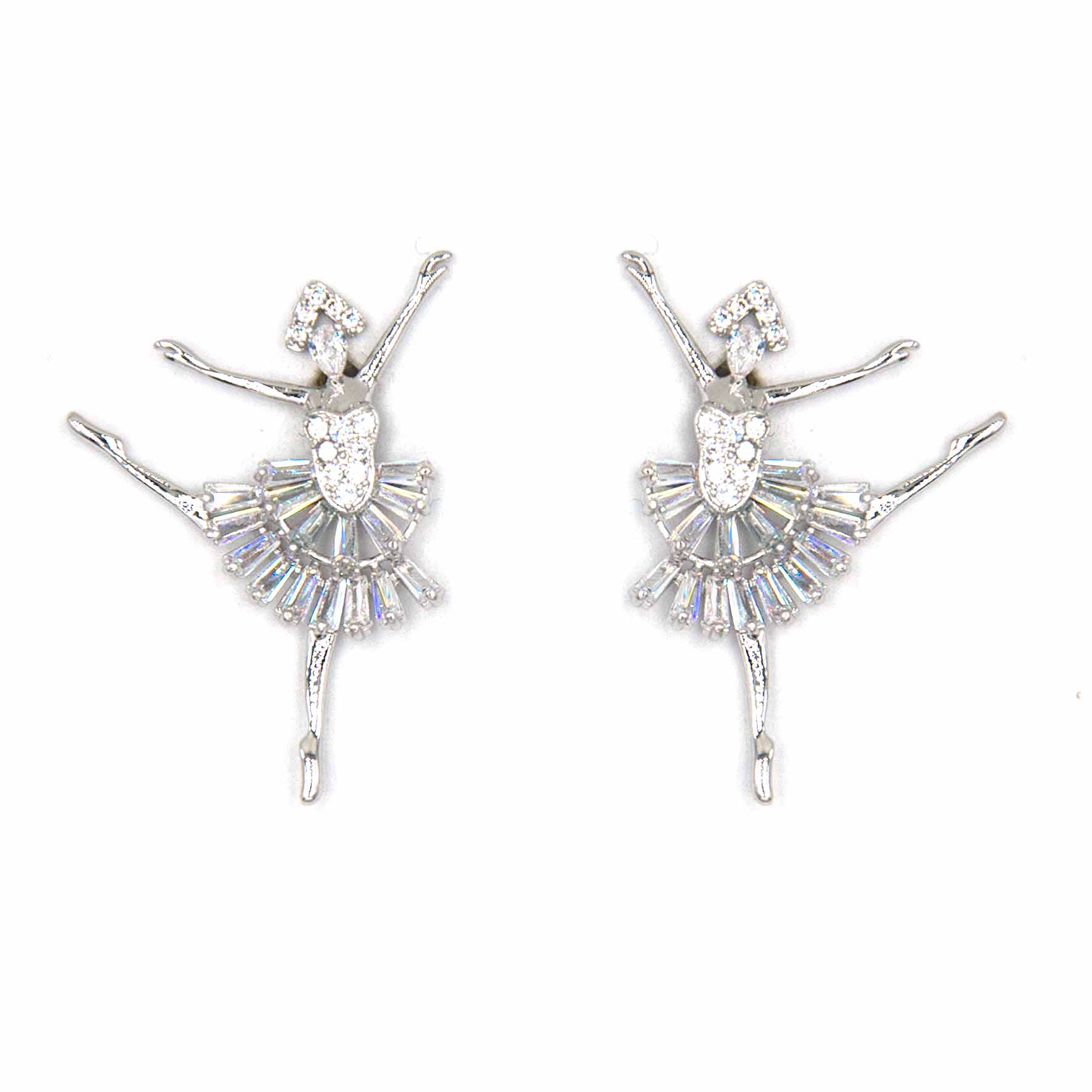 Palestro Milano Orecchini Total Silver Ballerina