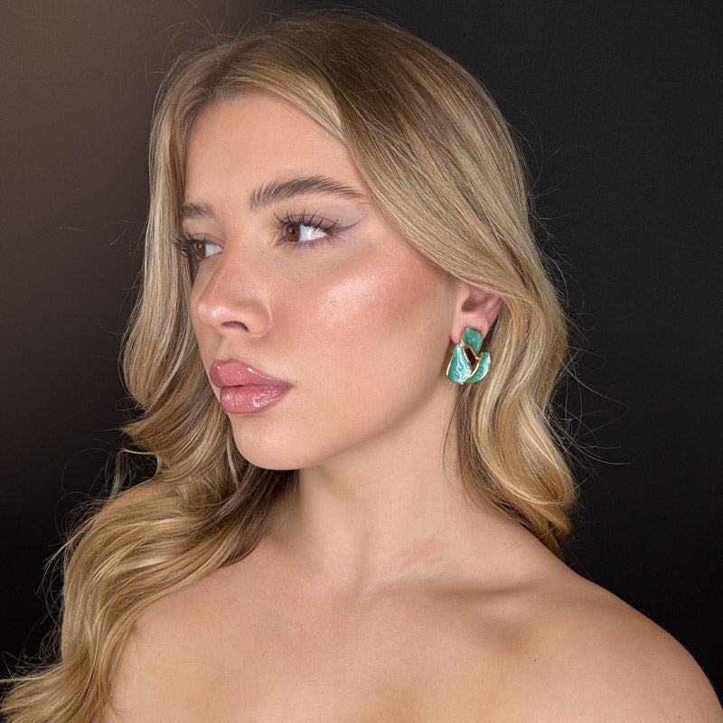 Palestro Milano Orecchini Triangoli colorati