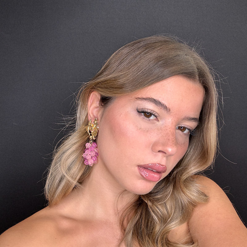 Palestro Milano Orecchini Uva Fragola