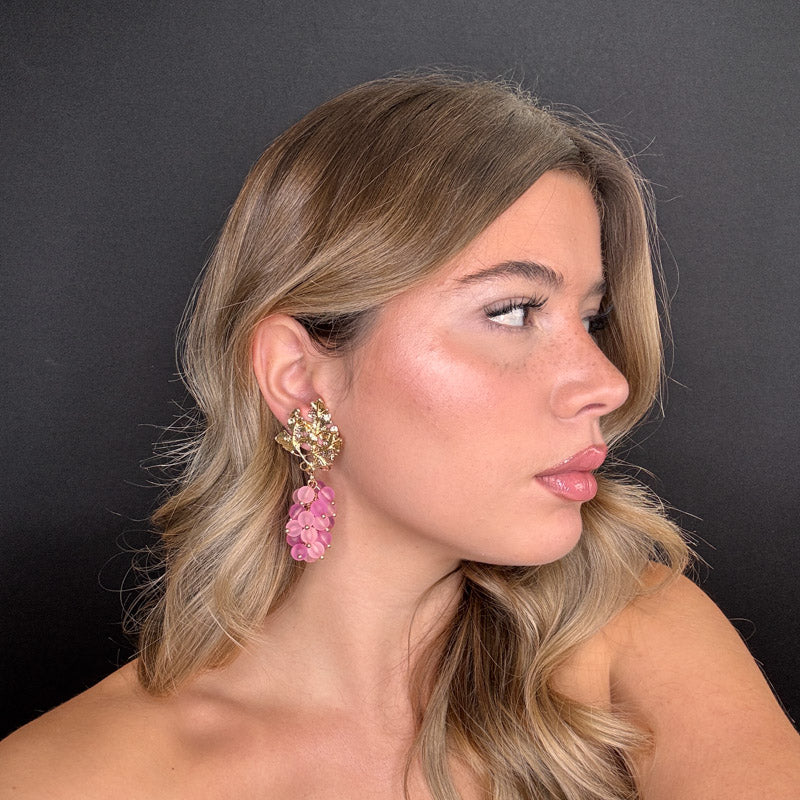 Palestro Milano Orecchini Uva Fragola