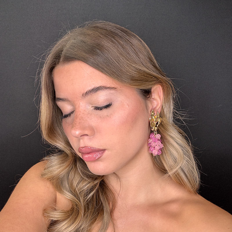 Palestro Milano Orecchini Uva Fragola