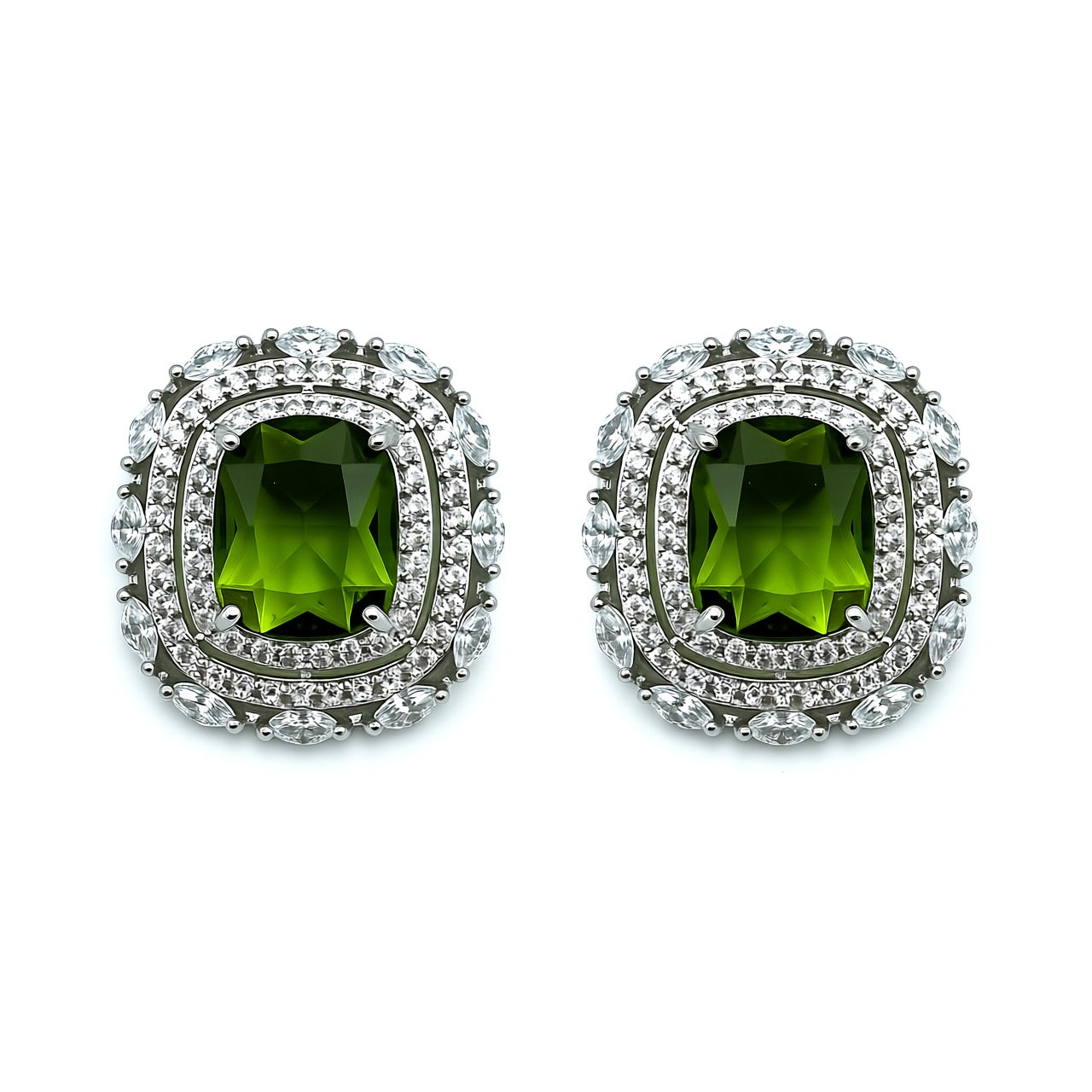 Palestro Milano Orecchini Verde Lucrezia