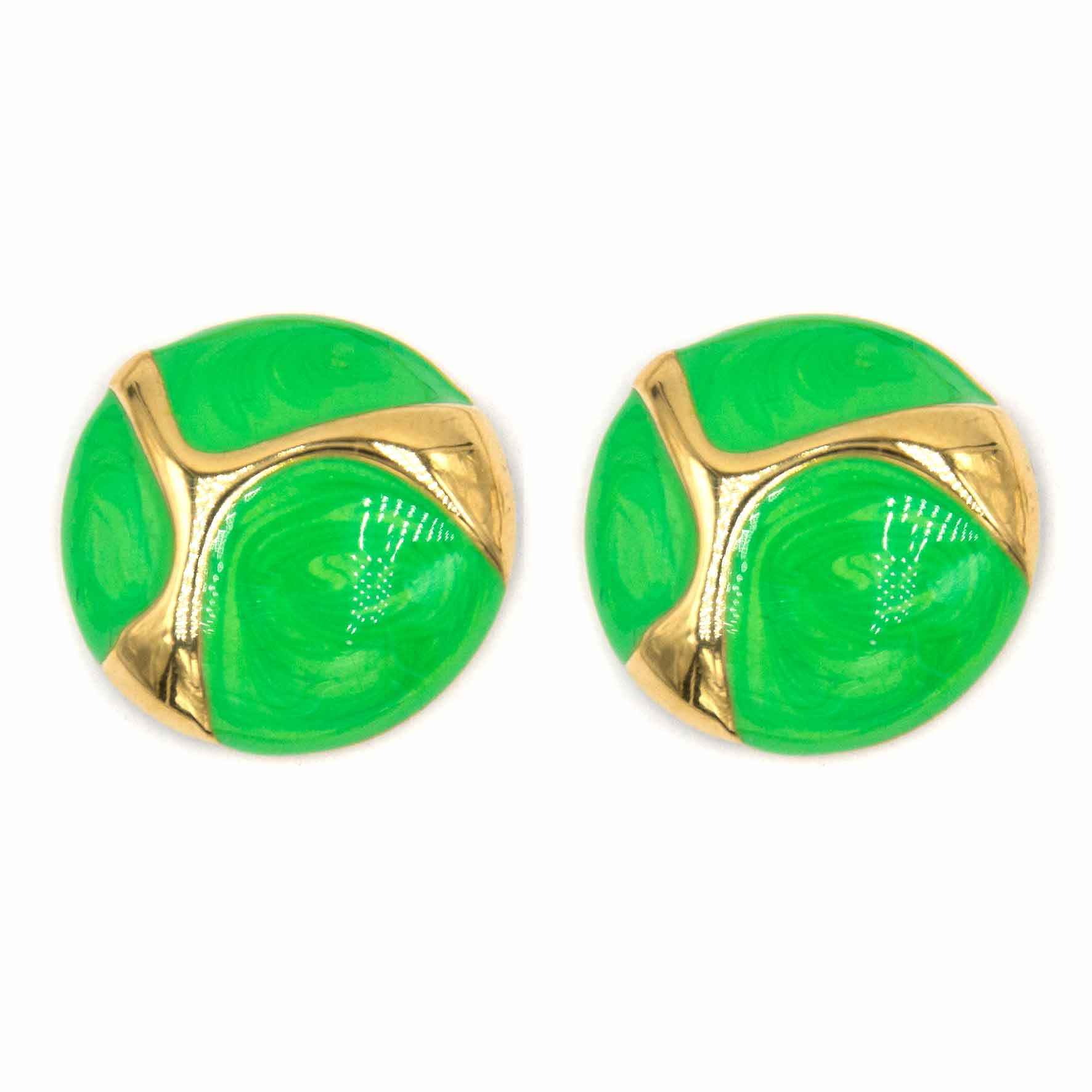 Palestro Milano Orecchini Verde Sfere colorate