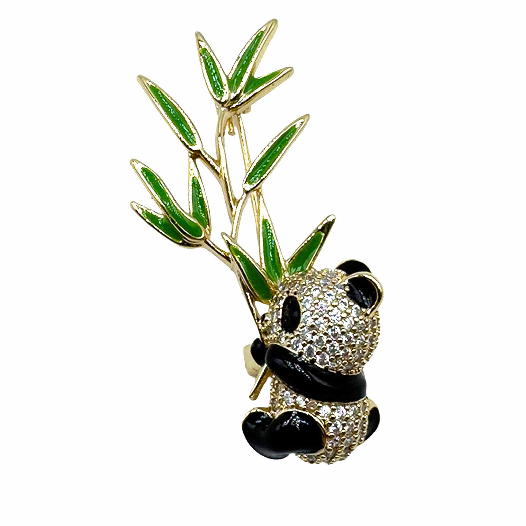Palestro Milano Spille e spillette Gold Baby Panda e Bambù