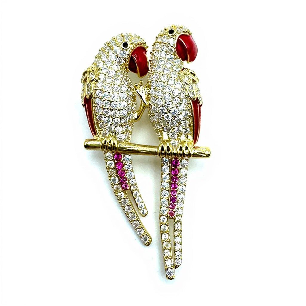 Palestro Milano Spille e spillette Pappagalli