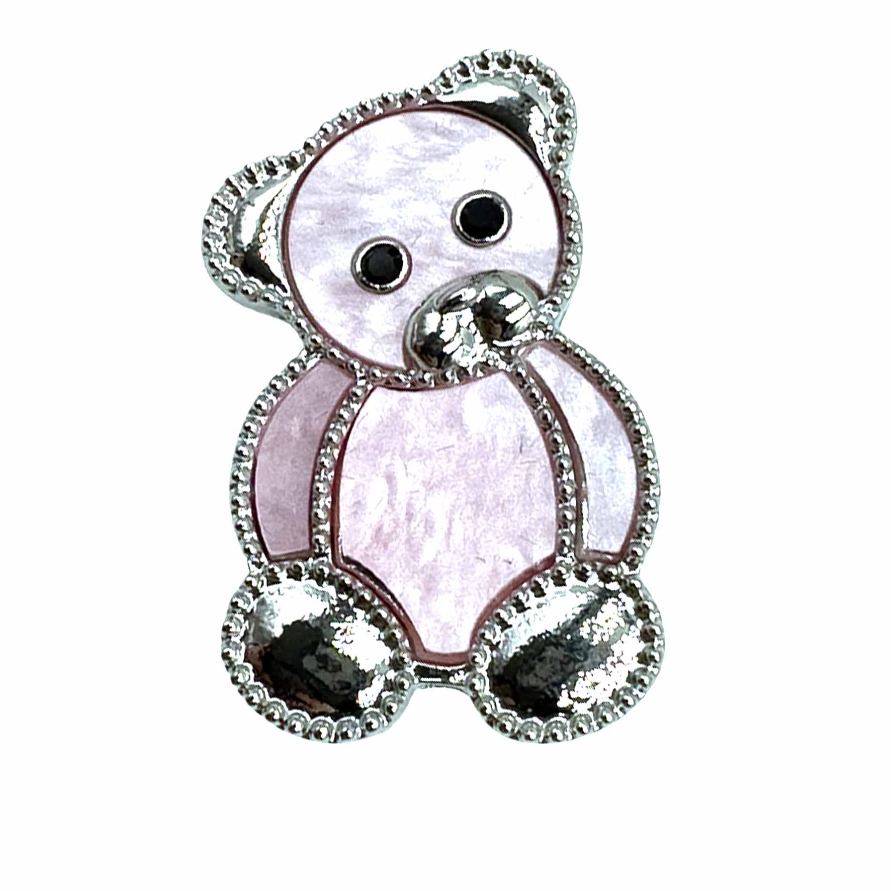 Palestro Milano Spille e spillette Pink base silver Teddy Bear