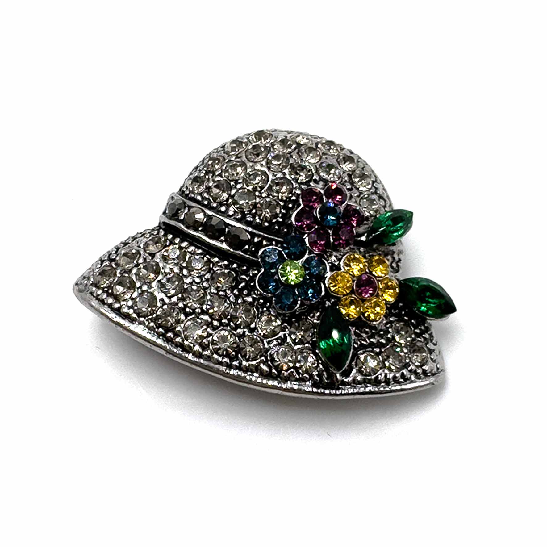 Palestro Milano Spille e spillette Silver Cappellino a fiori