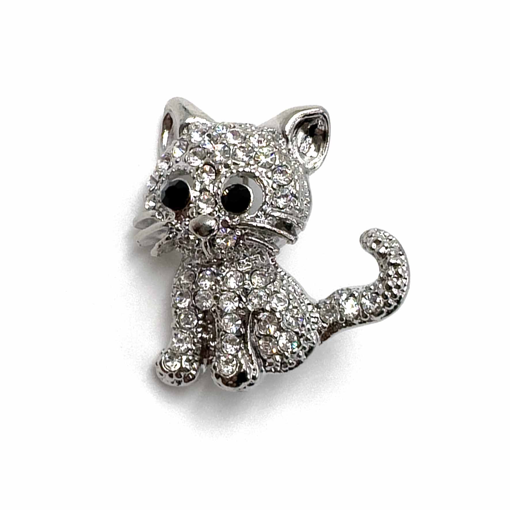 Palestro Milano Spille e spillette Silver Gattino seduto