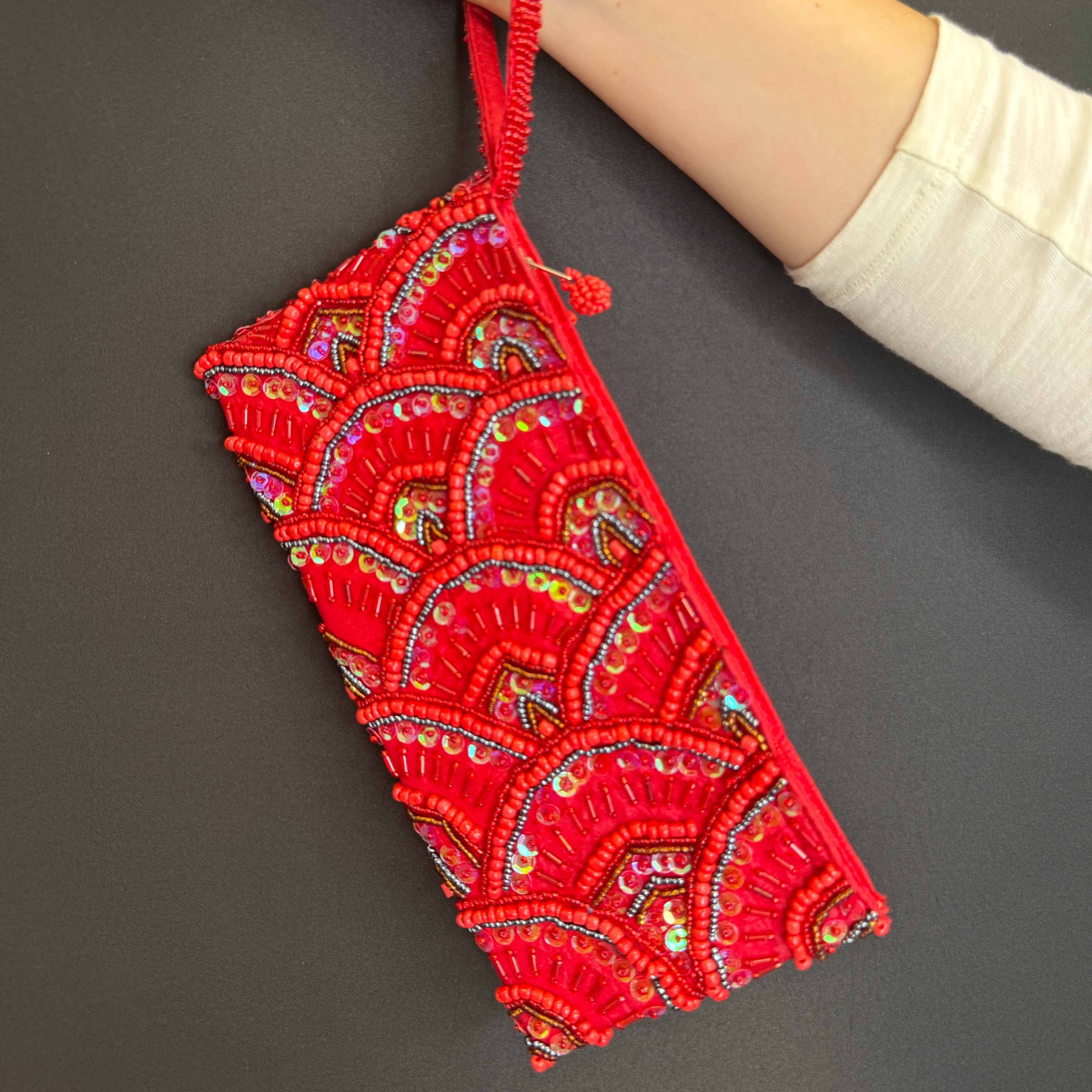 Pochette Paillettes Arcobaleno