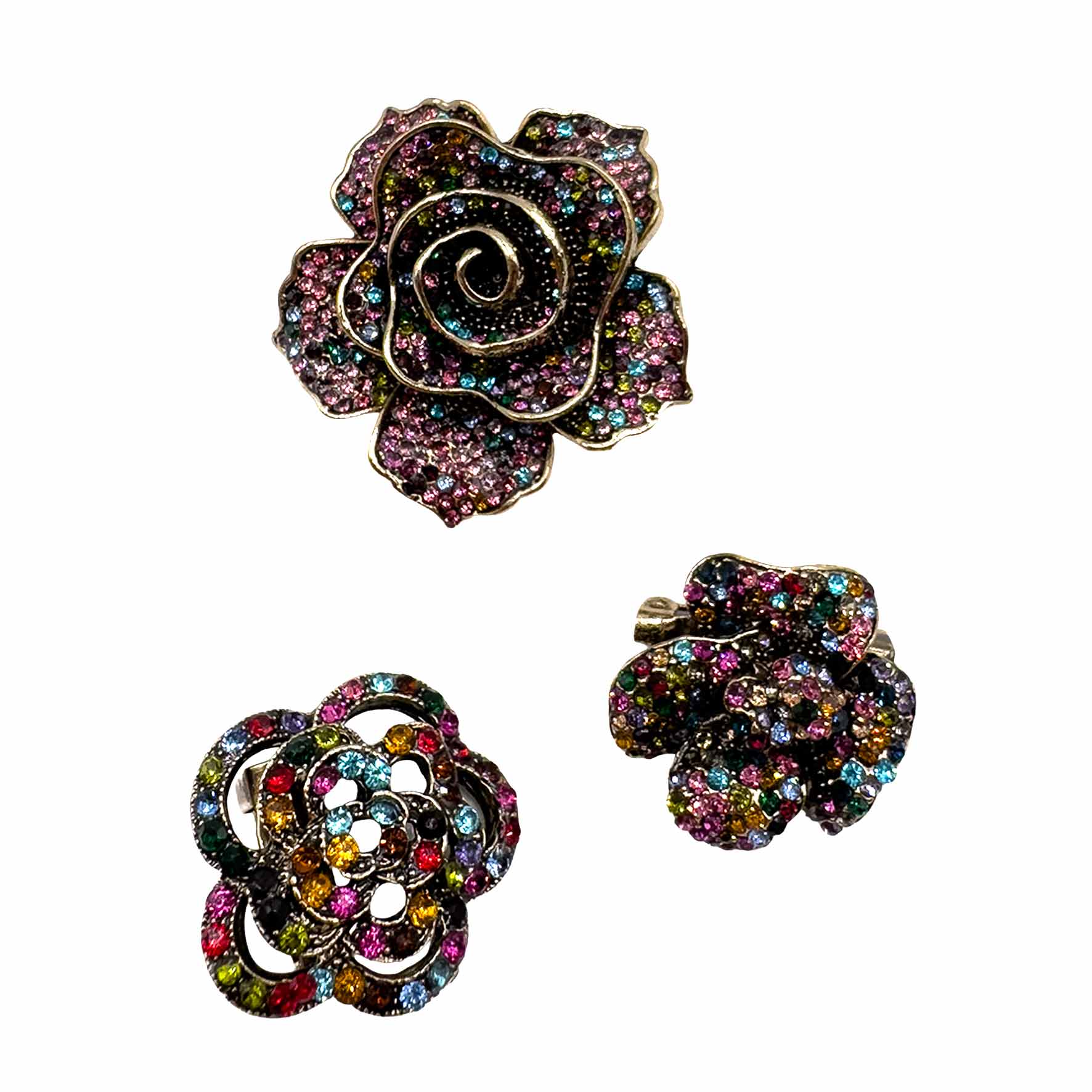 Palestro Milano Spille e spillette Multicolor Rose - Set