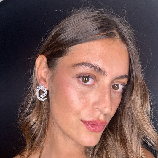 Semicerchi di pavè&cristalli