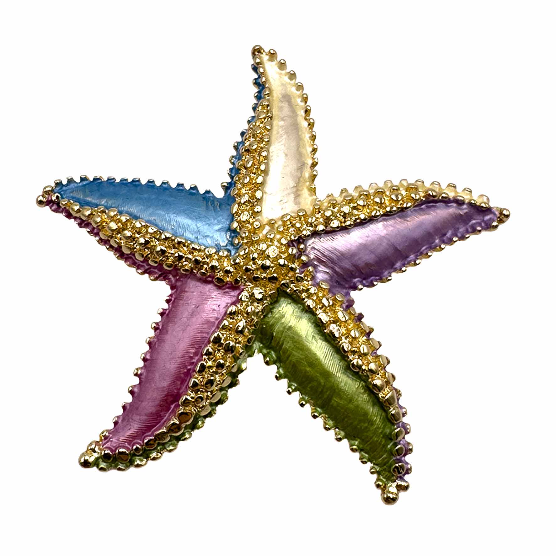 Palestro Milano Spille e spillette Multicolor Stella Marina Big