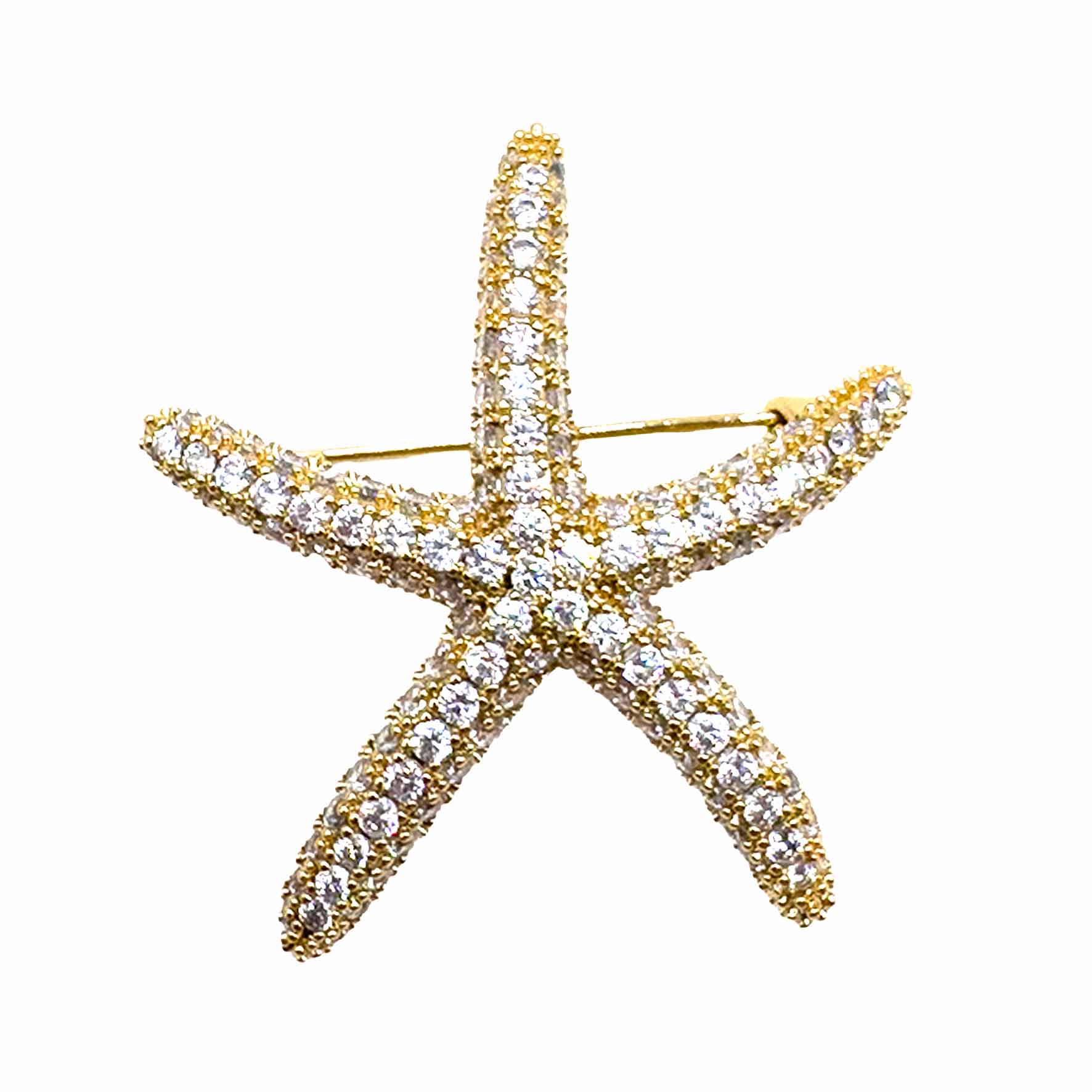 Palestro Milano Spille e spillette Gold Stella Marina Classic