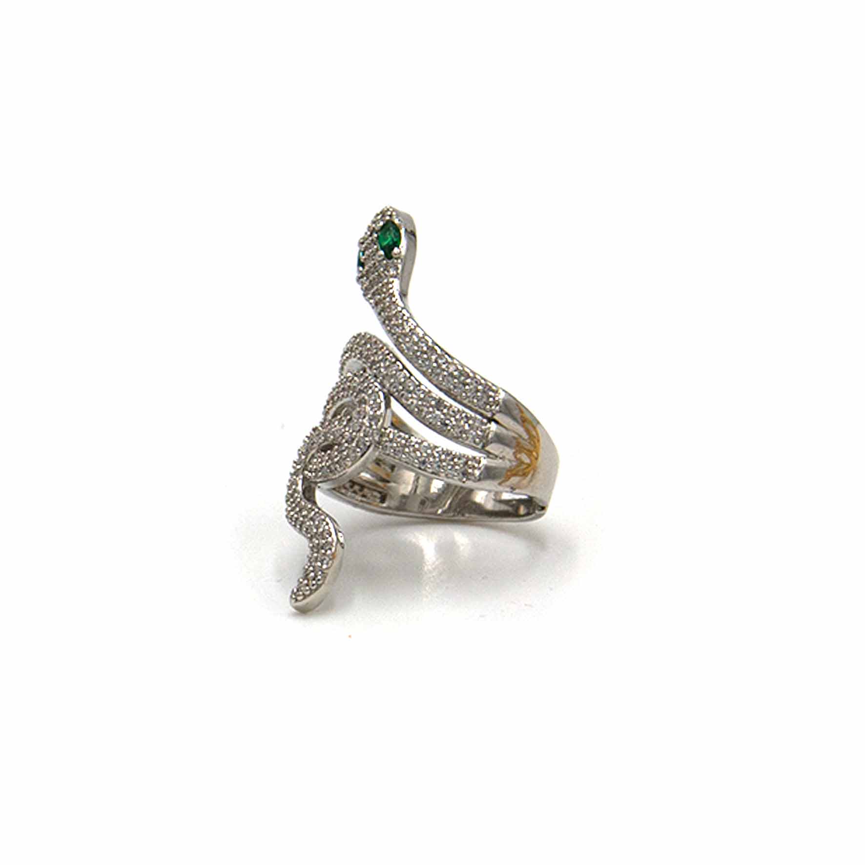 Palestro Milano Anelli Anello Serpente di Zirconi