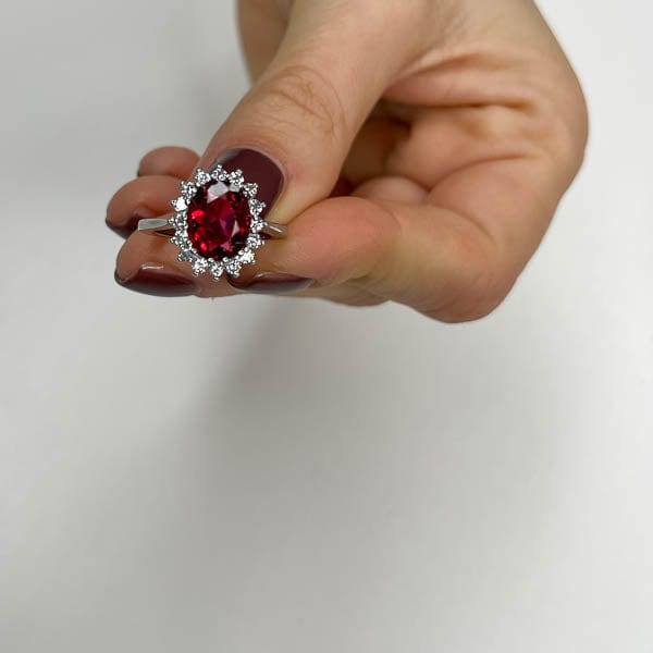 Palestro Milano Anelli Gold / Rosso Rubino / 8 us (18mm) Kate