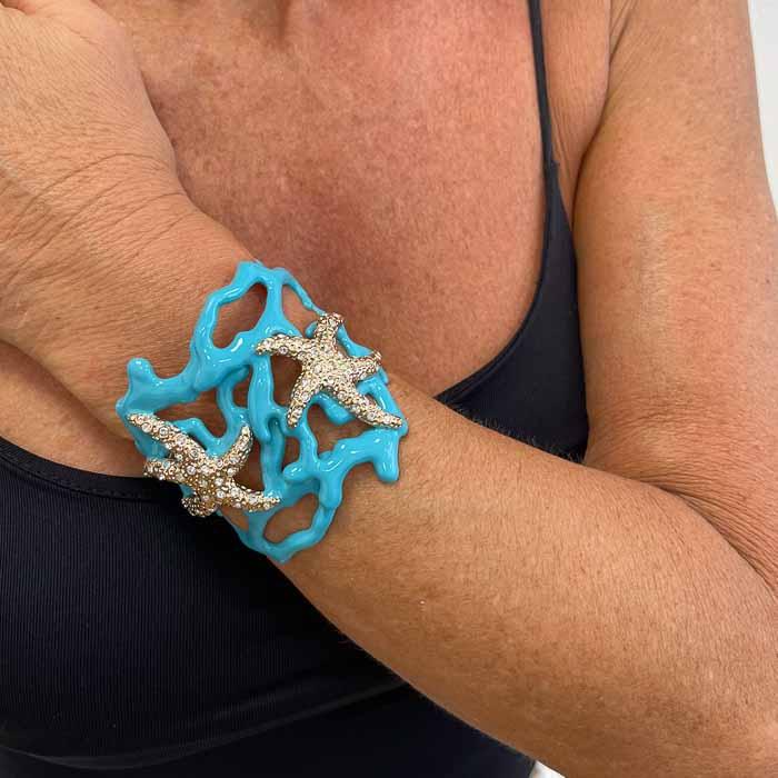 Palestro Milano Bracciali Pacific Blu Corallino