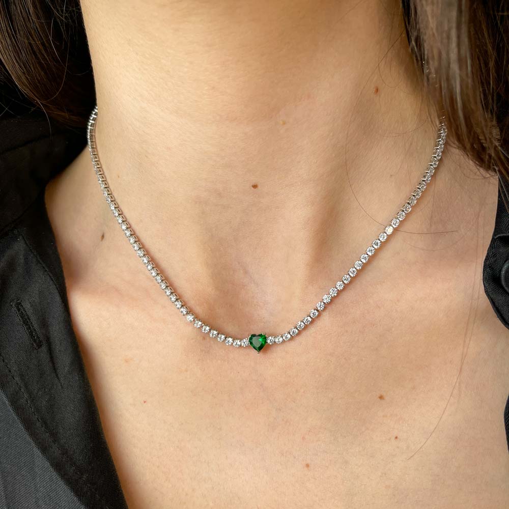 Palestro Milano Collane Collana Tennis cuore