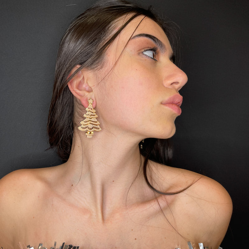 Palestro Milano Orecchini Alberello di Natale