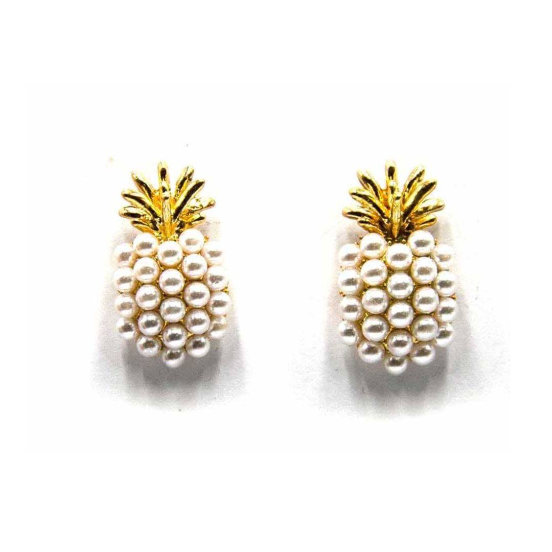 Palestro Milano Orecchini Ananas con Perline