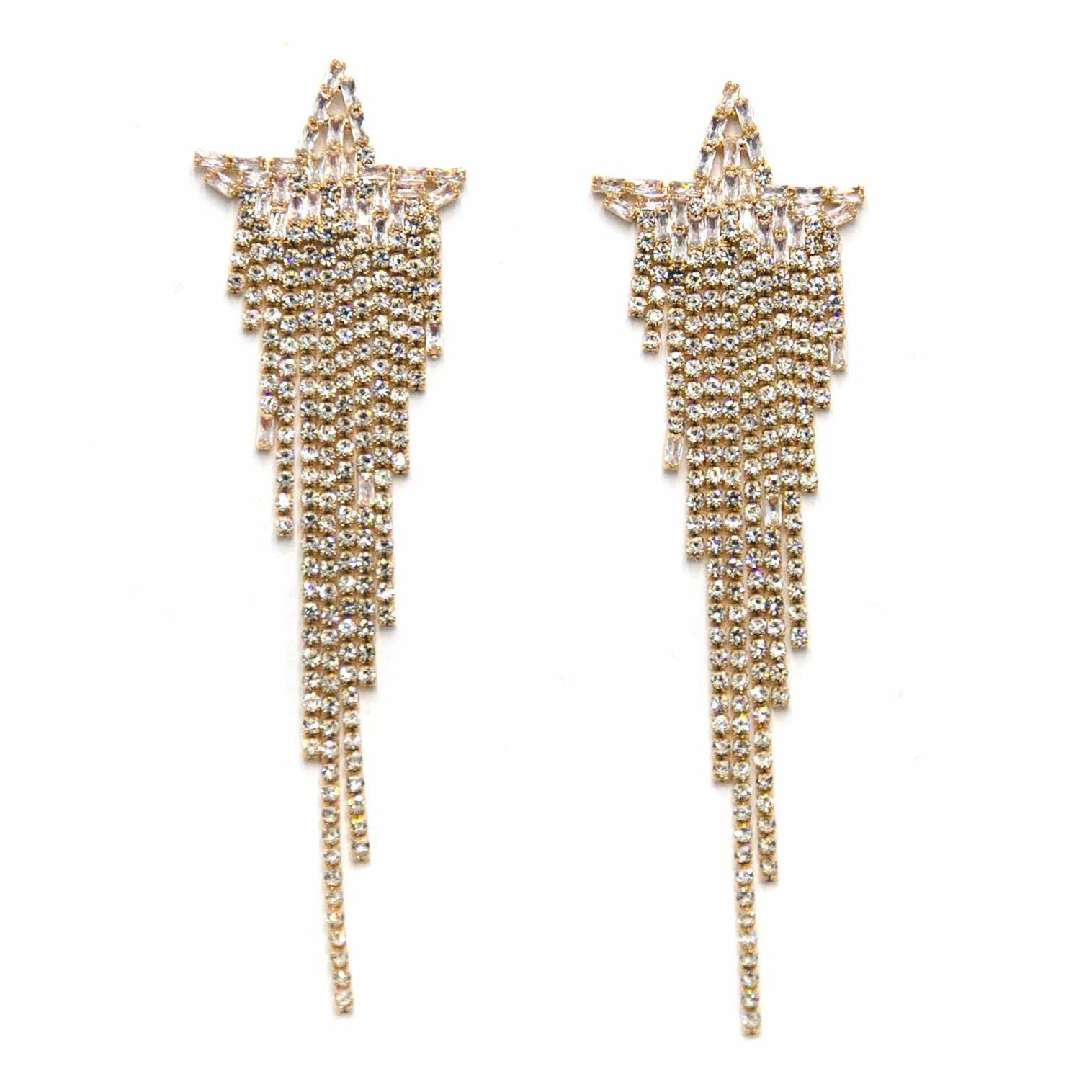 Palestro Milano Orecchini Base Gold Stelle Cadenti