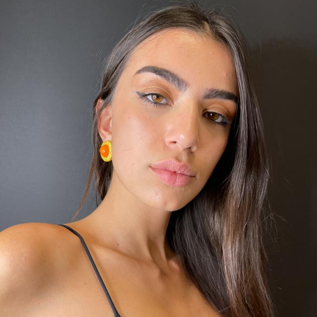 Palestro Milano Orecchini Bottone d&