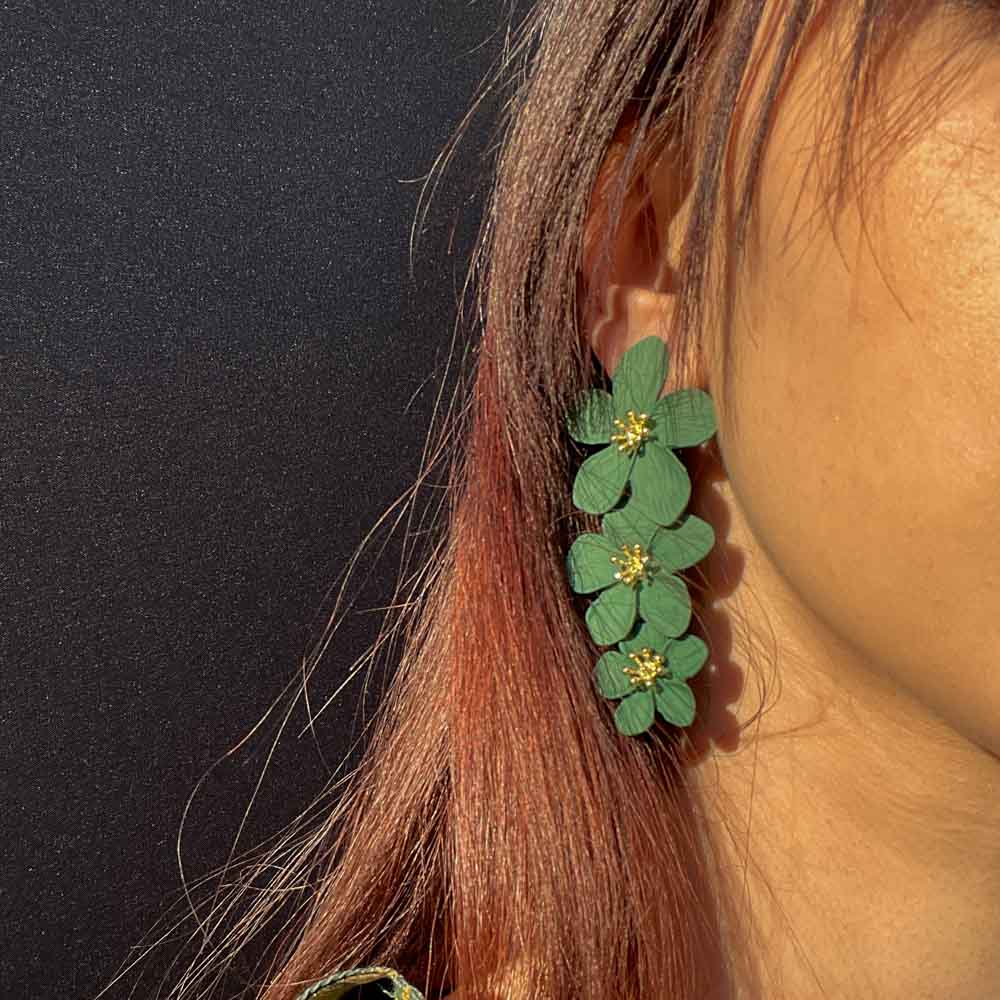 Palestro Milano Orecchini Cascata di Fiori