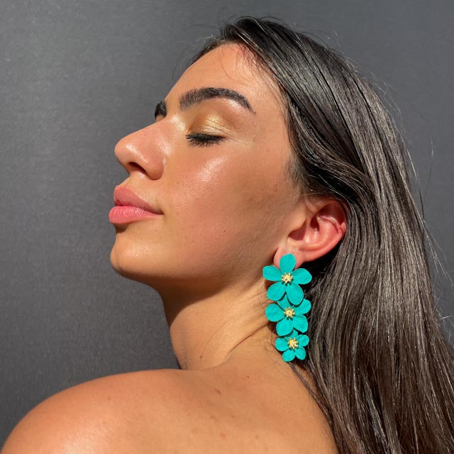 Palestro Milano Orecchini Cascata di Tre Fiori