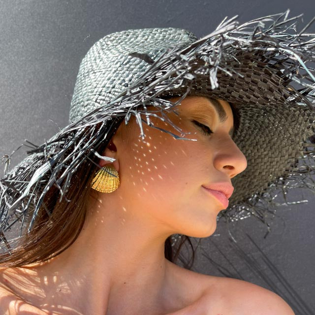 Palestro Milano Orecchini Conchiglia Gold Plated