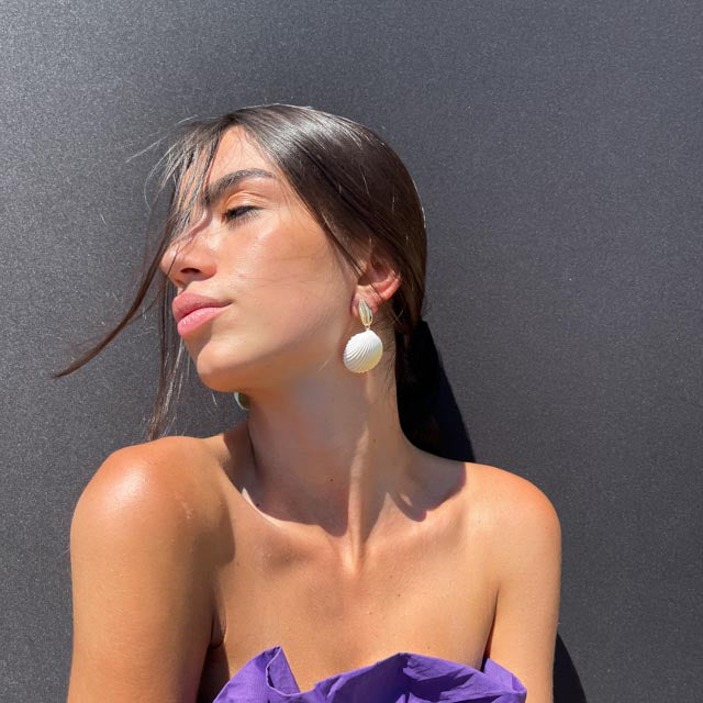 Palestro Milano Orecchini Conchiglie vere