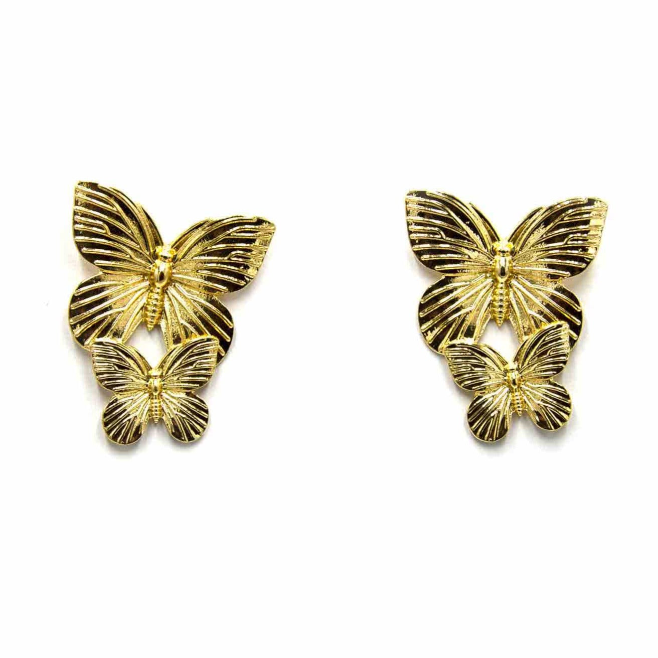 Palestro Milano Orecchini Coppia di Farfalle