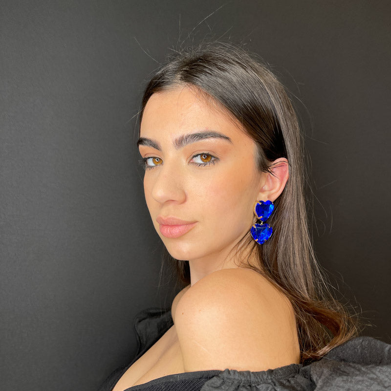 Palestro Milano Orecchini Doppio cuore