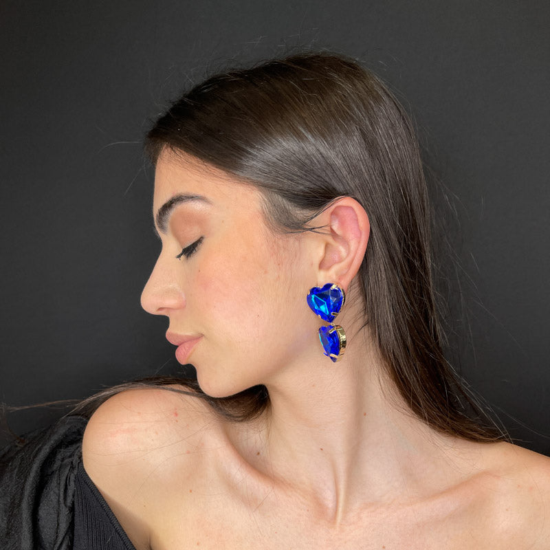 Palestro Milano Orecchini Doppio cuore