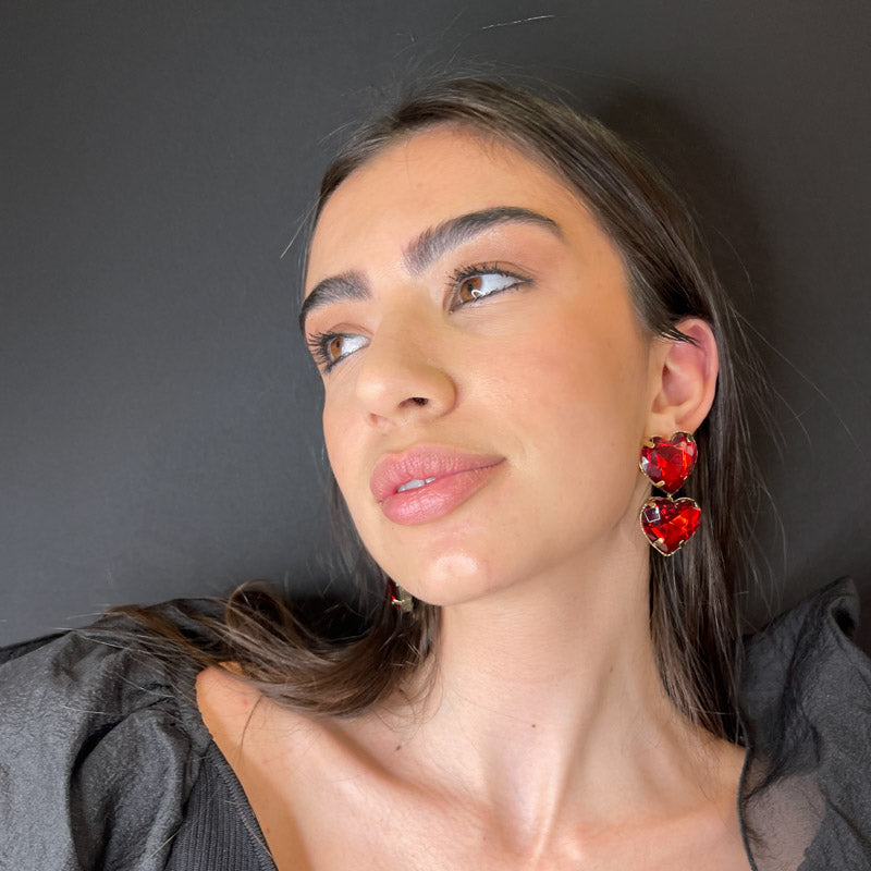 Palestro Milano Orecchini Doppio cuore