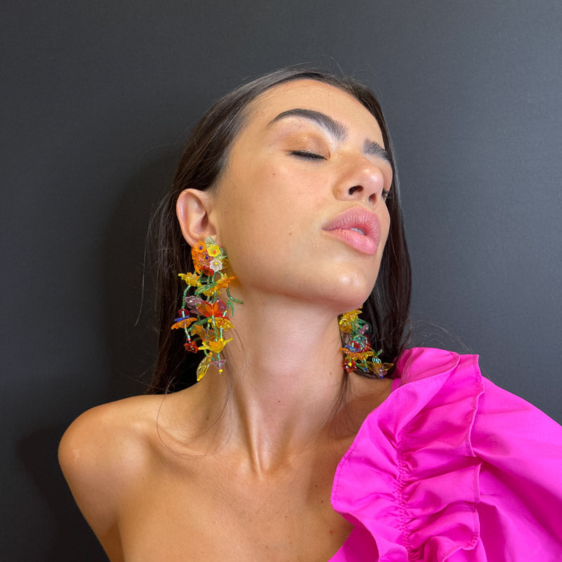 Palestro Milano Orecchini Fantasia di Fiori