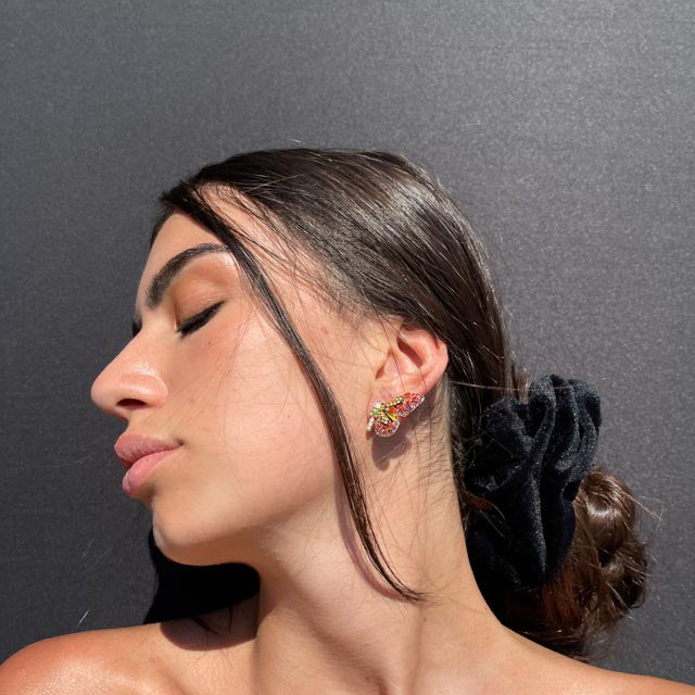 Palestro Milano Orecchini Farfalle in volo mini