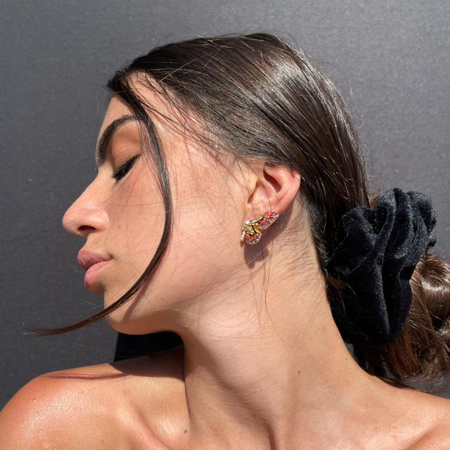 Palestro Milano Orecchini Farfalle in volo mini