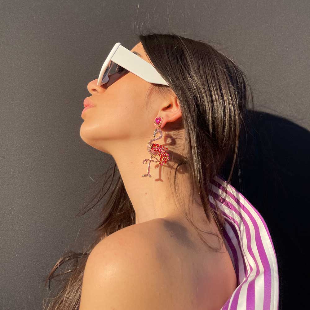 Palestro Milano Orecchini Flamingos