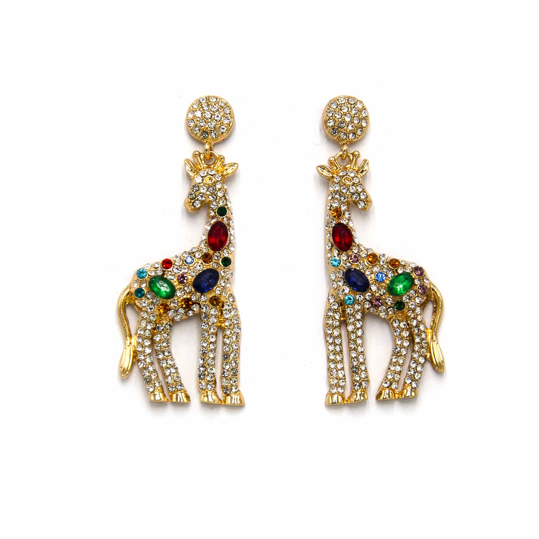 Palestro Milano Orecchini Giraffe di Zirconi