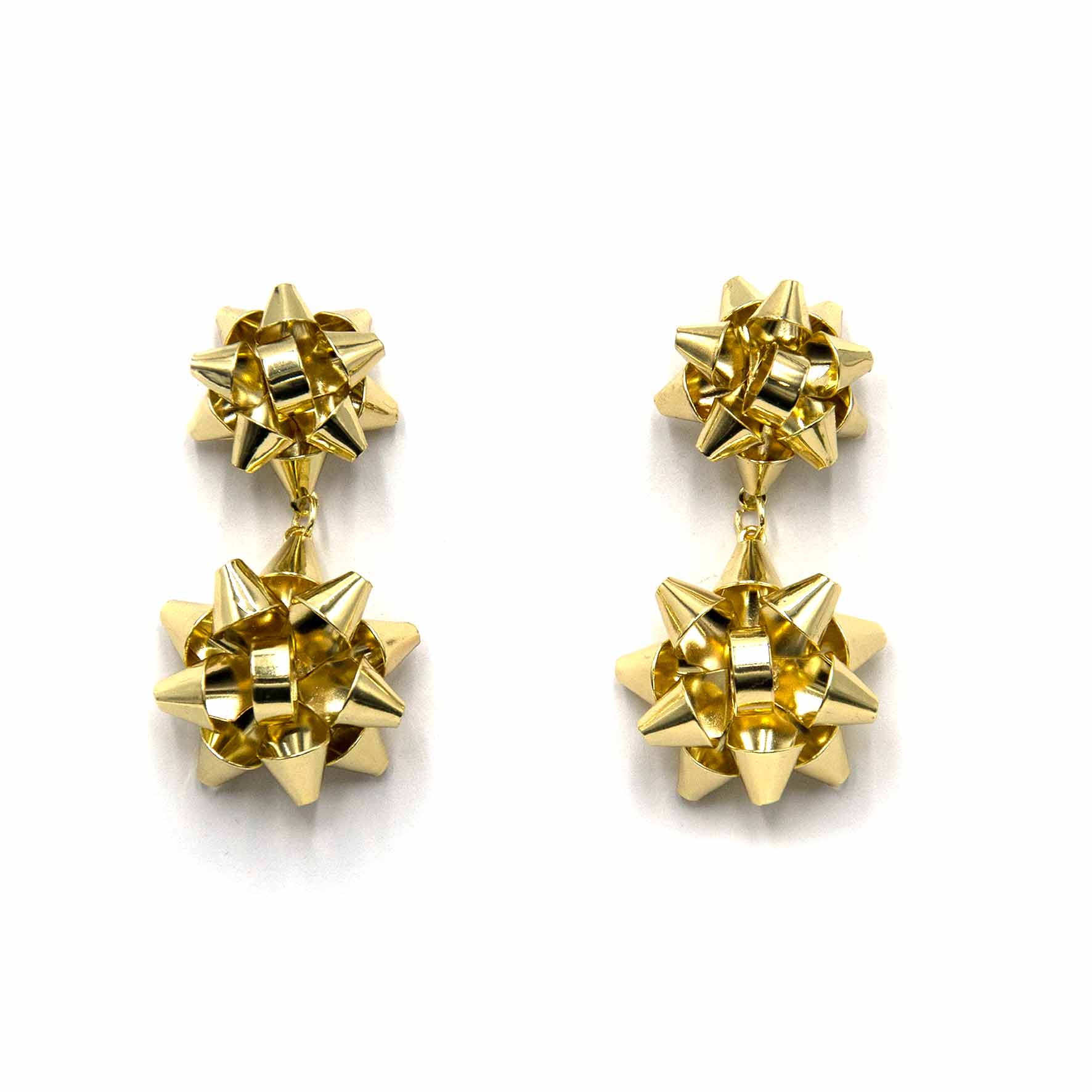 Palestro Milano Orecchini Gold Fiocco Regalo