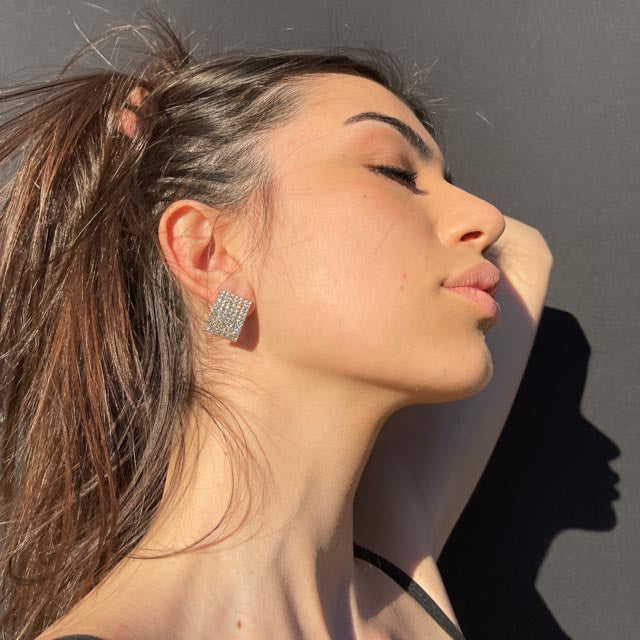 Palestro Milano Orecchini Rettangoli Preziosi