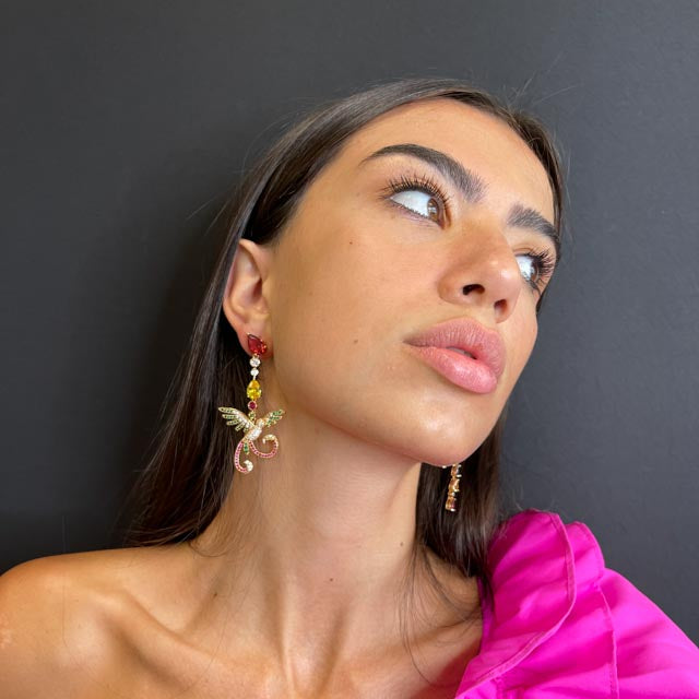 Palestro Milano Orecchini Rondinelle Danzanti