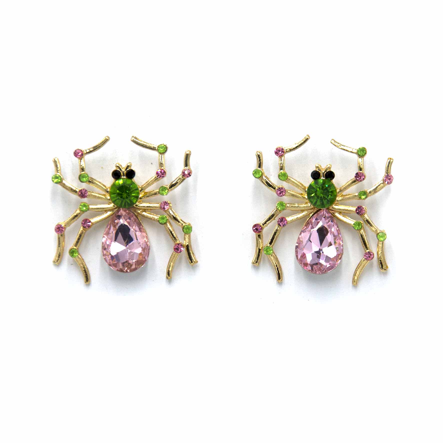 Palestro Milano Orecchini Rosa-Verde Ragnetti