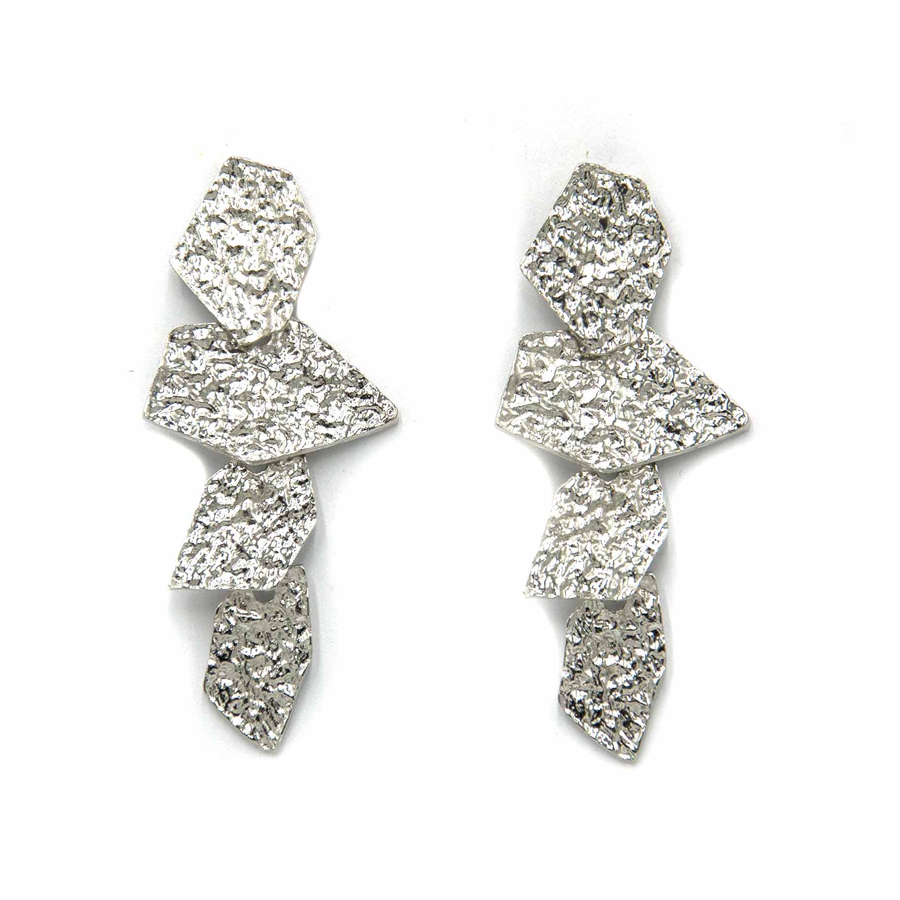 Palestro Milano Orecchini Silver Cosmos