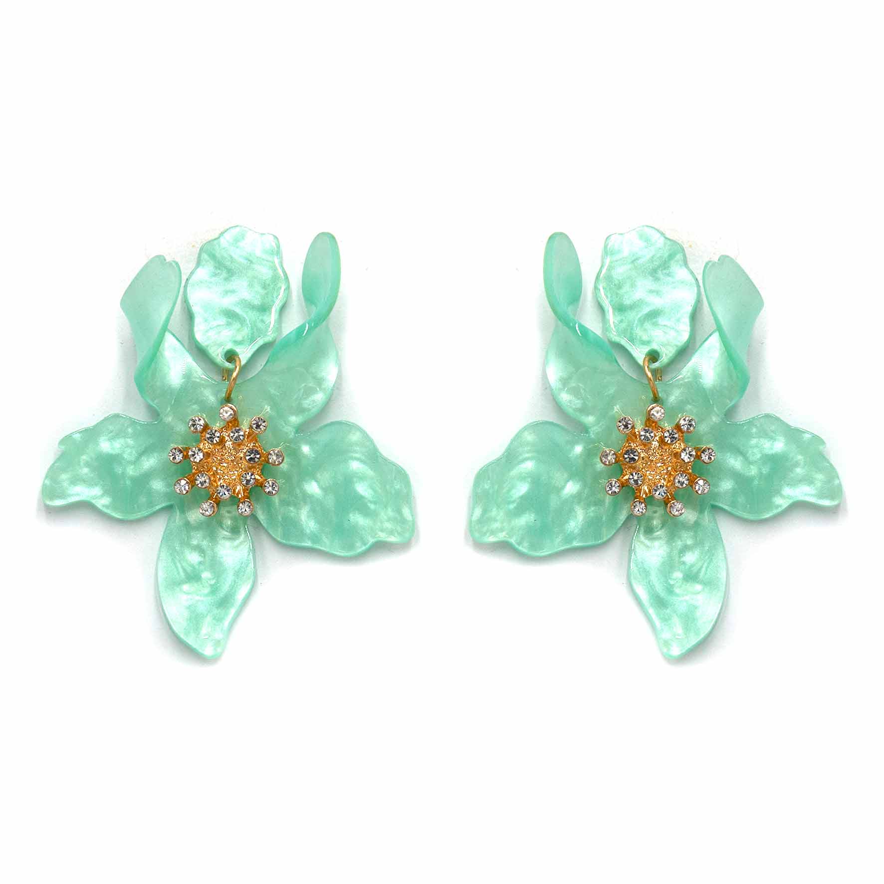 Palestro Milano Orecchini Tiffany Ibisco con zirconi - New colors