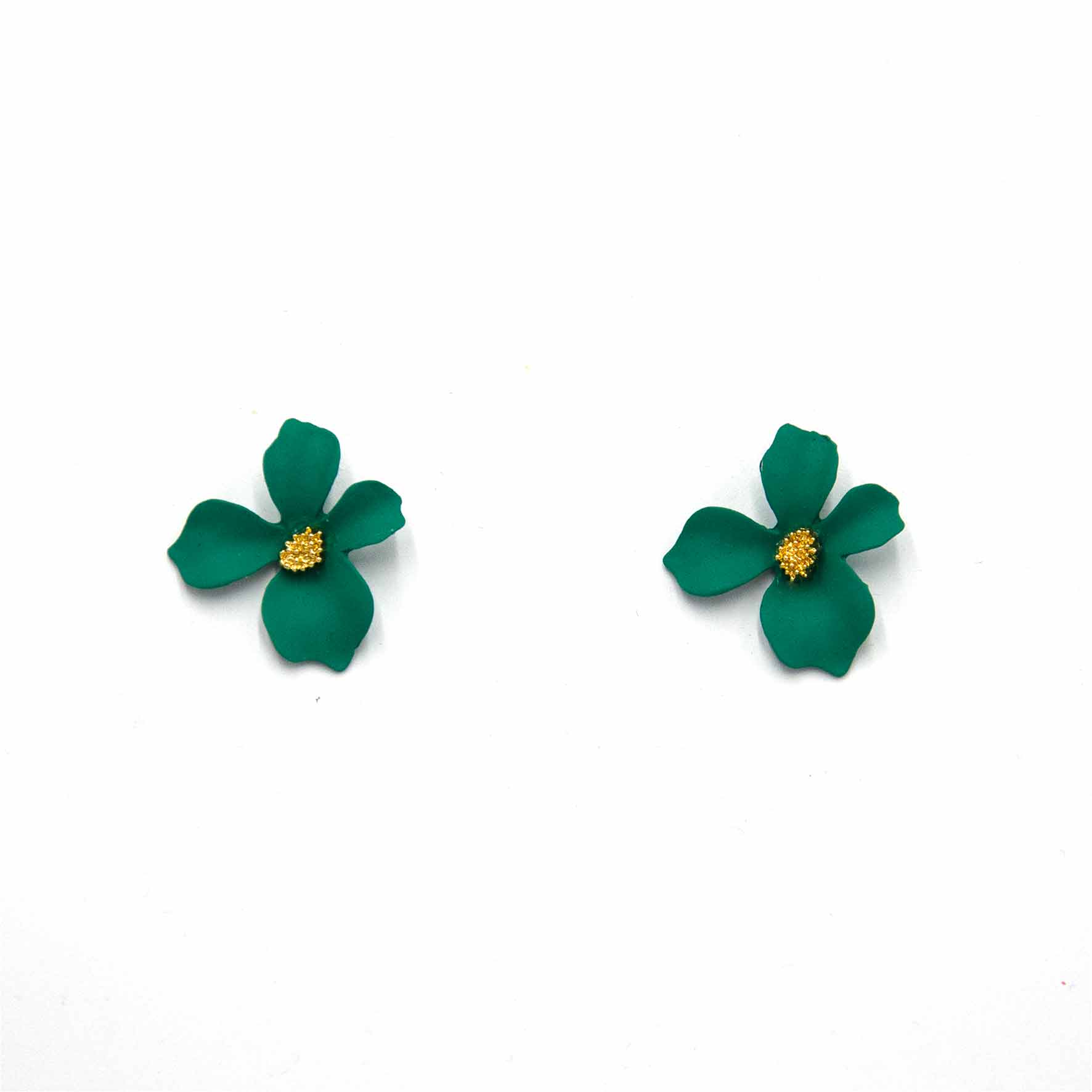Palestro Milano Orecchini Verde British Fiorellini