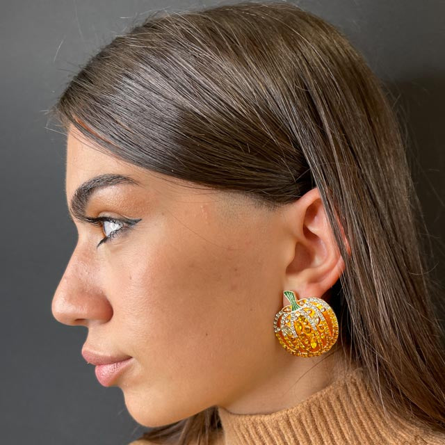 Palestro Milano Orecchini Zucche di zirconi