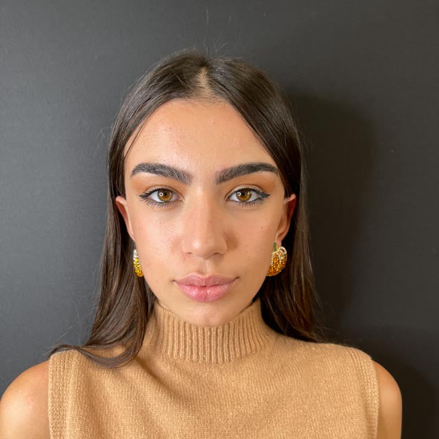 Palestro Milano Orecchini Zucche di zirconi