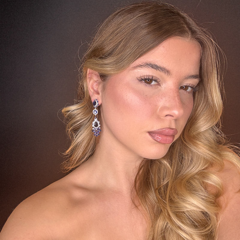 Palestro Milano Orecchini Lily di Cristallo